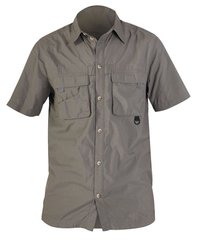 Рубашка с коротким рукавом Norfin Cool (серая) p.XXXL