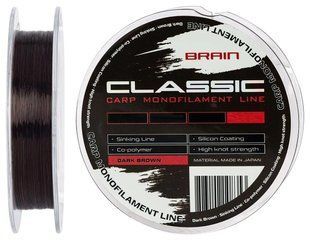 Волосінь Brain Classic Carp Line 300м/0.25мм/15lb/6.6кг (1858-81-01)