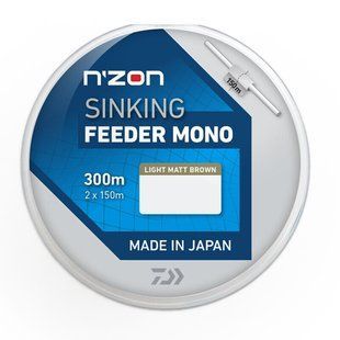 Волосінь Daiwa N`Zon Sinking Feeder Mono 300м/1.69кг/0.16мм (12405-016)