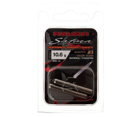 Грузило Azura Safina Tungsten Skinny Drop Shot 10.6г (SDS-10)