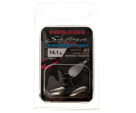 Грузило Azura Safina Tungsten Tear Drop Shot 14.1г (TDS-14)