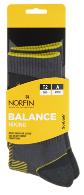 Шкарпетки Norfin T2A BALANCE HIKING CREW р.M (39-41)