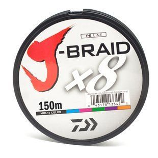 Шнур Daiwa J-Braid X8 150м/6.0кг/0.10мм/#0.8 (12755-010)