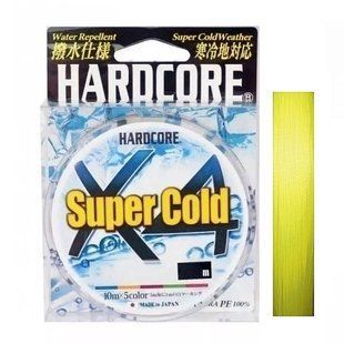 Шнур Duel Hardcore Super Cold 4X 150м/5.4кг/0.13мм; #0.6 (H4459-Y)
