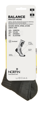 Шкарпетки Norfin T2M BALANCE WINTER HIKING CREW р.M (39-41)