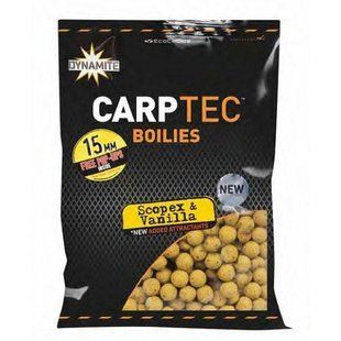 Бойлы Dynamite Baits Carp-Tec Scopex & Vanilla 15мм/1кг (DY1750)