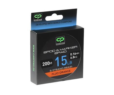 Шнур Carp Pro Delight Spood & Marker Braid PE X8/0.16мм (CPDTSMBO)