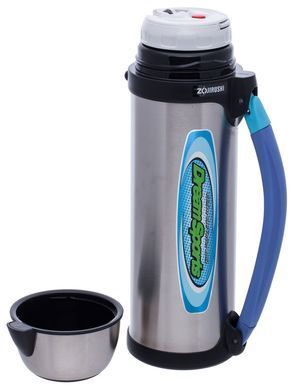 Термос ZOJIRUSHI SJ-SD12ХA 1.2 л (складная ручка+ремешок) стальной (1678-03-00)