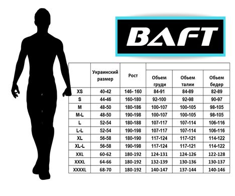 Термобелье Baft Extreme Men M (EM1002-M)