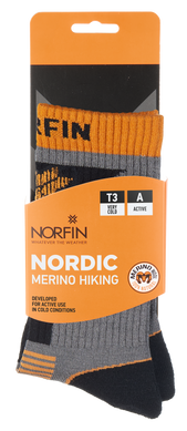 Шкарпетки Norfin T3A NORDIC MERINO HIKING CREW р.M (39-41)