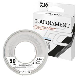 Флюорокарбон Daiwa Tournaмent FC Leader 50м/1.3кг/0.14мм (12940-014)