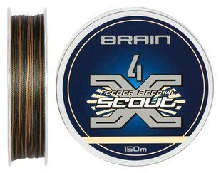 Шнур Brain Scout 4X 150м/0.080мм/4.4кг (1858-54-79)