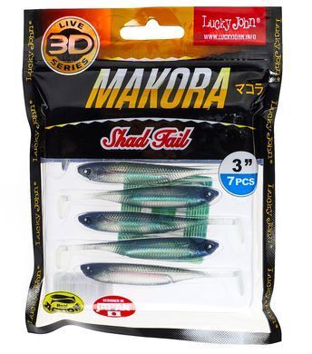 Силікон Lucky John Makora Shad 3"/001 (140406-001)