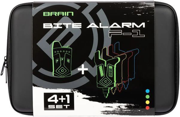 Набір електронних сигналізаторів Brain Wireless Bite Alarm F-1 4+1 (1858-80-56)