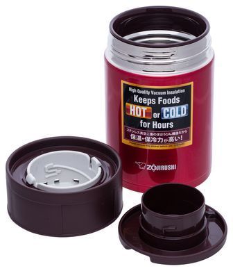 Пищевой термоконтейнер ZOJIRUSHI SW-HAE45RM 0.45 л / цвет красный (1678-03-54)