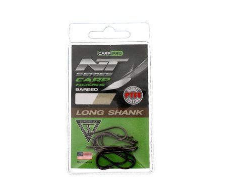 Гачки Carp Pro Long Shank NT Series №4 (CPTRLSH4)