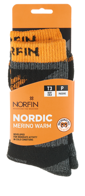 Носки Norfin T3P NORDIC MERINO WARM CREW р.M (39-41)