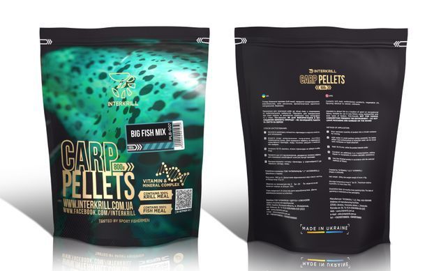 Пелетс Interkrill Carp Pellets Big Fish 8-10мм (PLB-007)