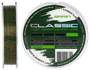 Волосінь Brain Classic Carp Line 150м/0.25мм/15lb/6.6кг (1858-80-93)