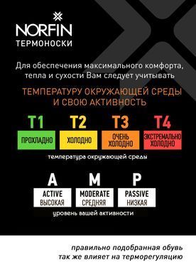 Носки Norfin T3P Nordic Merino Warm Crew р.45-47 (304736-0XXXXL)