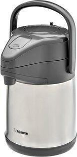 Термос ZOJIRUSHI SR-CC22XA 2.2 л (с помпой. колба нержавеющая сталь) / цвет серебро (1678-05-12)