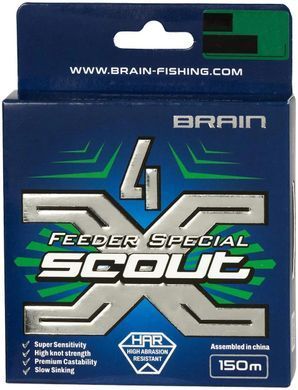 Шнур Brain Scout 4X 150м/0.080мм/4.4кг (1858-55-26)