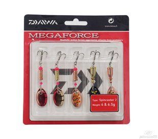 Набір блешень Daiwa Megaforce Spinner Kits 2 (198130)