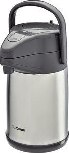 Термос ZOJIRUSHI SR-CC30XA 3.0 л (с помпой. колба нержавеющая сталь) / цвет серебро (1678-05-13)