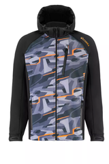 Куртка Viverra Softshell Infinity Hoody Black Camo Orange M (РБ-2239058)