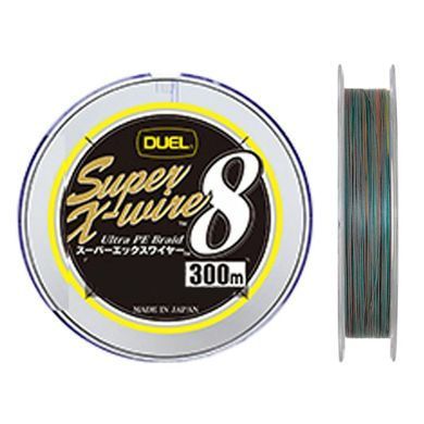 Шнур Duel Super X-Wire 8X 300м/20кг/0.27мм; #2.5 (H3621N-5CR)
