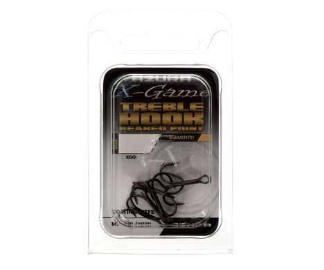 Тройники Azura X-Game Beaked Point Treble Hook №2 (XGO-02)
