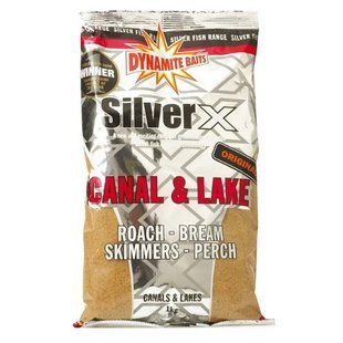 Прикормка Dynamite Baits Silver X Canal & Lake 1кг (SX500)