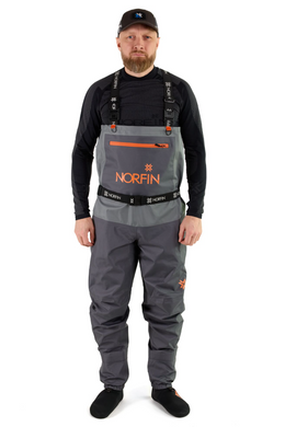 Вейдерси Norfin Pilot Stockingfoot Gray р.M (83329-02M)