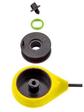 Вудка з підставкою Salmo Sport yellow 24см (411-05)