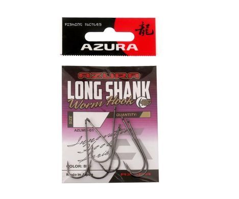 Гачок Azura Long Worm Hook #1 (AZLWH-01)