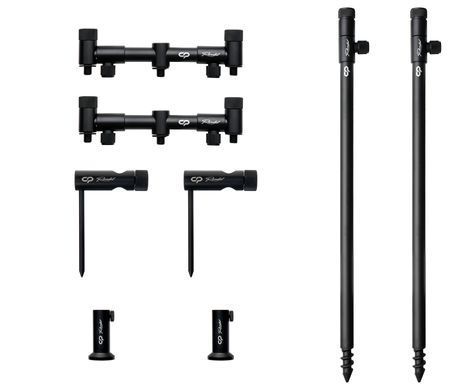 Набор стоек с буз-барами для двух удилищ Carp Pro Rondel 2 Rods Stand Kit (CPRRSK2)