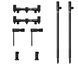 Набор стоек с буз-барами для двух удилищ Carp Pro Rondel 2 Rods Stand Kit (CPRRSK2)