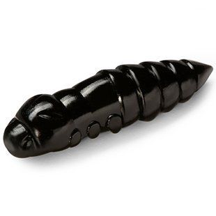 Силікон FishUp Pupa 0.9" #101 /Black (10036131)