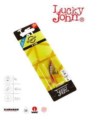 Балансир Lucky John Fin 3 12HRT/4см/блістер (71313-12HRT)
