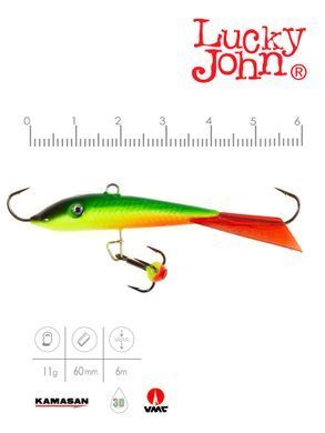 Балансир Lucky John Fin 4 26RT/6см/блістер (71413-26RT)