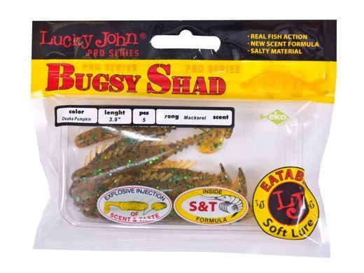 Силикон Lucky John Bagsy Shad 3.9"/PA19 (140108-PA19)