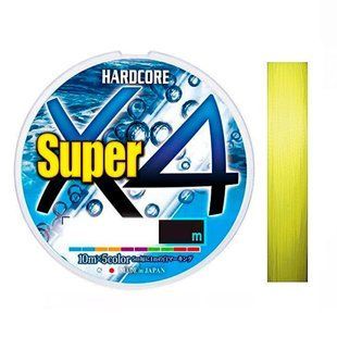 Шнур Duel Hardcore Super 4X 150м/5.4кг/0.13мм; #0.6 (H4485-Y)