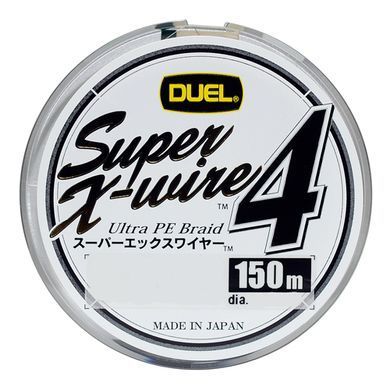 Шнур Duel Super X-Wire 4X 150м/5.4кг/0.13мм; #0.6 (H3579-S)