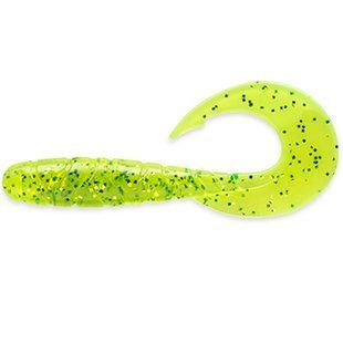 Силикон FishUp Mighty Grub 4.5" #026 /Flo Chartreuse/Green (10054119)
