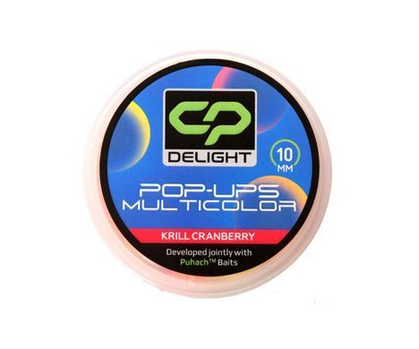 Бойли Carp Pro Delight Multicolor Pop Ups 10мм/криль; журавлина (CPDMUPCR10)