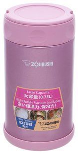 Пищевой термоконтейнер ZOJIRUSHI SW-FCE75PS 0.75 л / цвет розовый (1678-03-58)