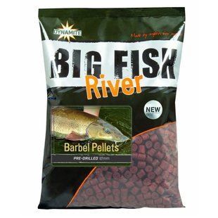 Пелетс&nbsp;Dynamite&nbsp;Baits&nbsp;Big&nbsp;Fish&nbsp;River&nbsp;Barbel&nbsp;Pre-Drilled&nbsp;12мм/1.8кг (DY1375)