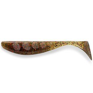 Силікон FishUp Wizzle Shad 2" #045 /Green Pumpkin/Red & Black (10009121)