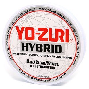 Волосінь Yo-Zuri Hybrid 252м/1.8кг/0.235мм (R513-CL)