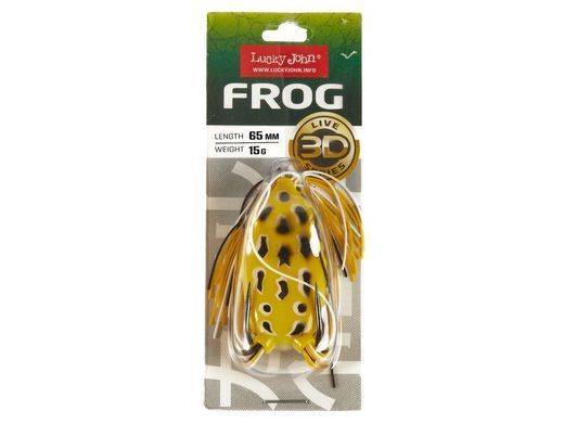 Силікон Lucky John Frog 2.6"/15.5г/001 (140401-001)